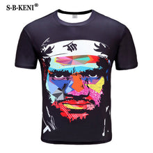 Load image into Gallery viewer, 2019 New Men's fashion animals 3d T-shirt lizard drop 3d printed Gecko Pattern short-sleeved T-shirt puls size