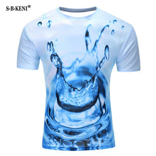 Load image into Gallery viewer, 2019 New Men's fashion animals 3d T-shirt lizard drop 3d printed Gecko Pattern short-sleeved T-shirt puls size