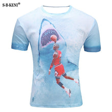 Load image into Gallery viewer, 2019 New Men's fashion animals 3d T-shirt lizard drop 3d printed Gecko Pattern short-sleeved T-shirt puls size