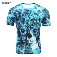 Load image into Gallery viewer, 2019 New Men's fashion animals 3d T-shirt lizard drop 3d printed Gecko Pattern short-sleeved T-shirt puls size