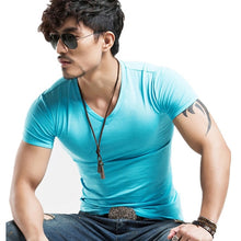 Load image into Gallery viewer, 2019 MRMT Brand Clothing 10 colors V neck Men's T Shirt Men Fashion Tshirts Fitness Casual For Male T-shirt S-5XL Free Shipping