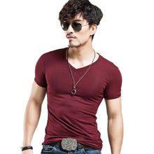 Load image into Gallery viewer, 2019 MRMT Brand Clothing 10 colors V neck Men's T Shirt Men Fashion Tshirts Fitness Casual For Male T-shirt S-5XL Free Shipping