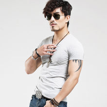 Load image into Gallery viewer, 2019 MRMT Brand Clothing 10 colors V neck Men's T Shirt Men Fashion Tshirts Fitness Casual For Male T-shirt S-5XL Free Shipping